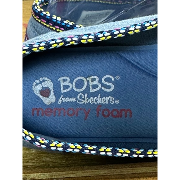 BOBS from Skechers Shoes Women's 7.5 Denim Slip On Casual Comfort Shoes - Picture 9 of 11